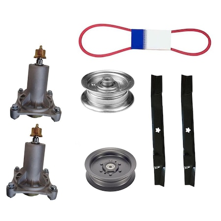 Aic Replacement Parts 42 Lawn Mower Deck Parts Rebuild Kit Fits Husqvarna YTH1542XPT LTH1842 KT-LAS20-0015
